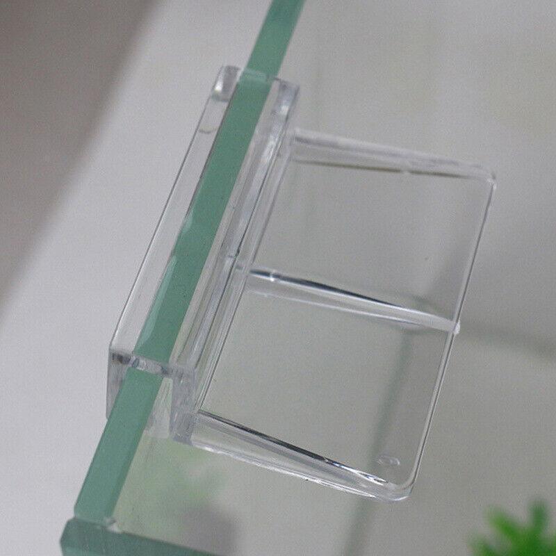 4Pcs Plastic Clips Glass Cover Support Holder Aquarium Fish Tank 6/8/10/12Mm New - 6MM