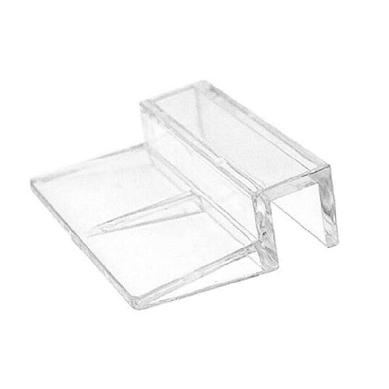 4Pcs Plastic Clips Glass Cover Support Holder Aquarium Fish Tank 6/8/10/12Mm New - 6MM