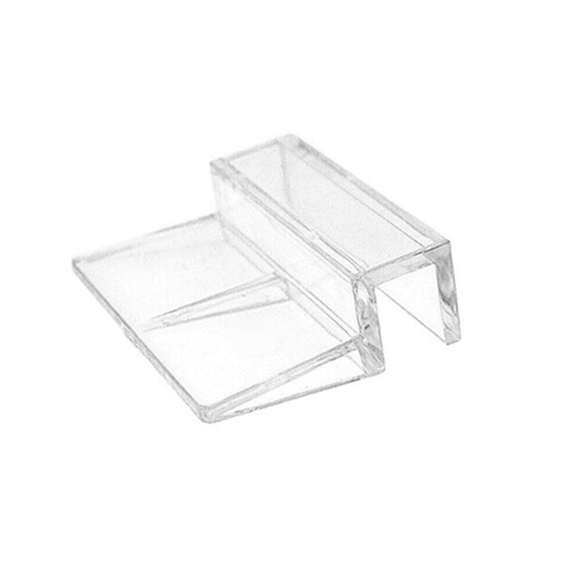 4Pcs Plastic Clips Glass Cover Support Holder Aquarium Fish Tank 6/8/10/12Mm New - 8MM