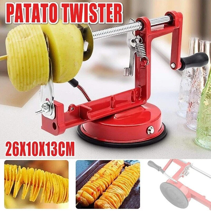 Manual Spiral Potato Slicer Twister Cutter Machine for Tornado Chips and Vegetables