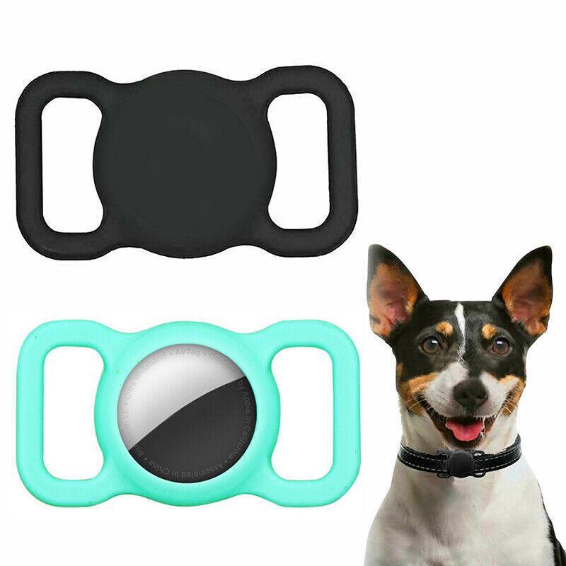 Silicone Collar Attachment Case Compatible with Tracking Device for Pets - Green