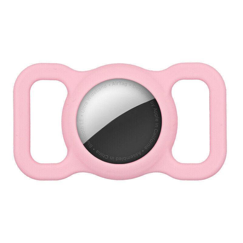 Silicone Collar Attachment Case Compatible with Tracking Device for Pets - Red