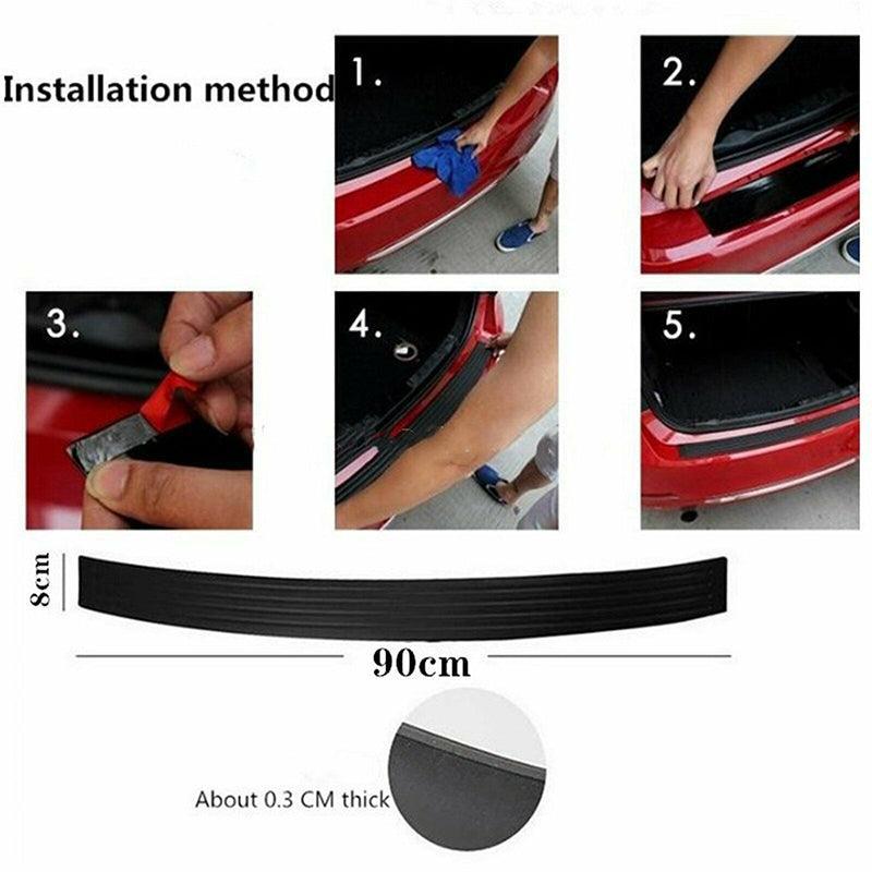 Car Trunk Rear Edge Protector Rubber Bumper Guard No Scratch Auto Universal Au