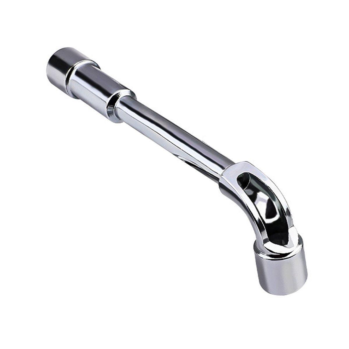 6-23mm L Shaped Socket Wrench Elbow Multi Size Hardware Repair Tool Set - 17mm