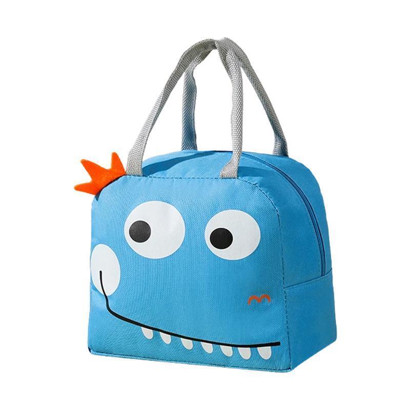 Oxford Portable Insulated Thermal Cooler Lunch Box Carry Picnic Case Storage Bag - Blue