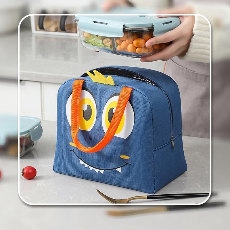 Oxford Portable Insulated Thermal Cooler Lunch Box Carry Picnic Case Storage Bag - Rose Red