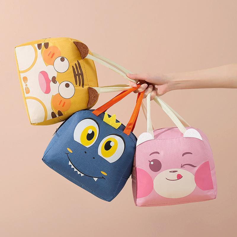 Oxford Portable Insulated Thermal Cooler Lunch Box Carry Picnic Case Storage Bag - Rose Red