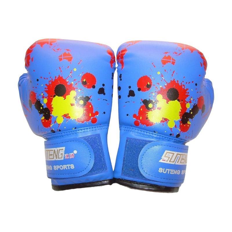 Boxing Sparring Training Gloves MMA Kickboxing Punching Gloves for Practice Sessions - Blue