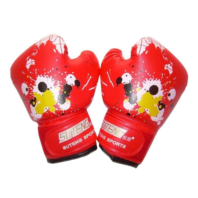 Boxing Sparring Training Gloves MMA Kickboxing Punching Gloves for Practice Sessions - Red