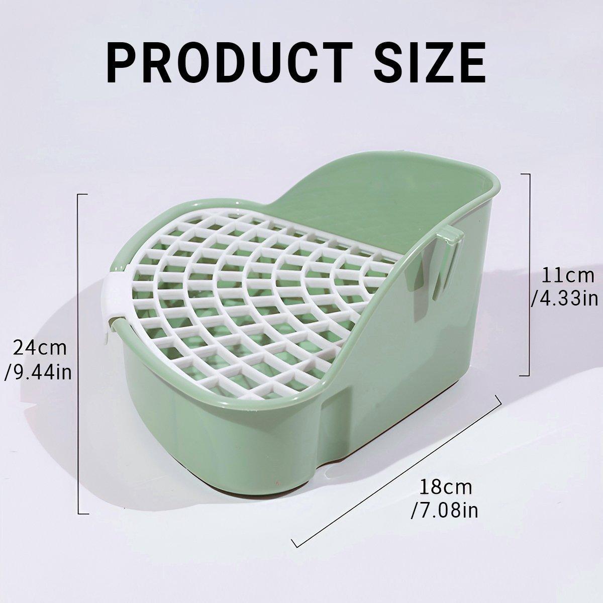 Rabbit Litter Box And Small Animals Pet Toilet Pee Pad Supplies Potty Rabbit - Green