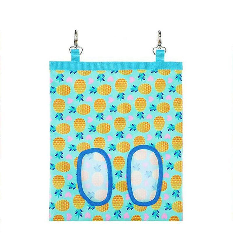 Hay Bag Guinea Pig Rabbit Feeding Bag Animal Hay Feeder Bag Hanging Feeder - Yellow