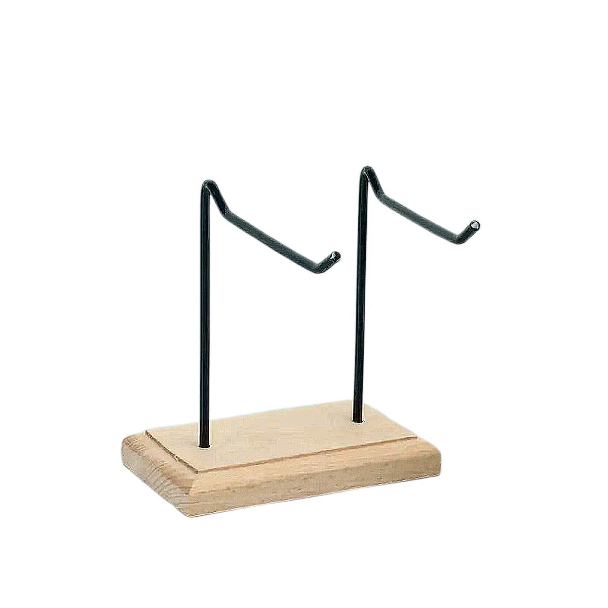 Iron Earrings Display Rack Jewellery Holder Hanging Keychain Bracelet Shelf - White