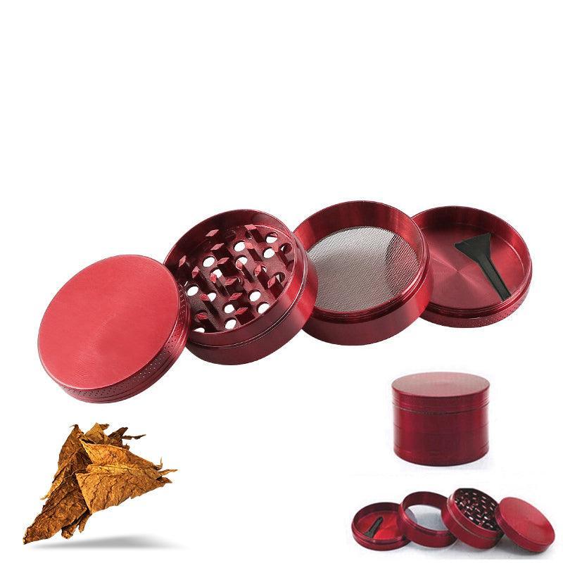 4-Layers Metal Zinc Alloy Tobacco Grinder Smoke Crusher Spice Hand Muller Au