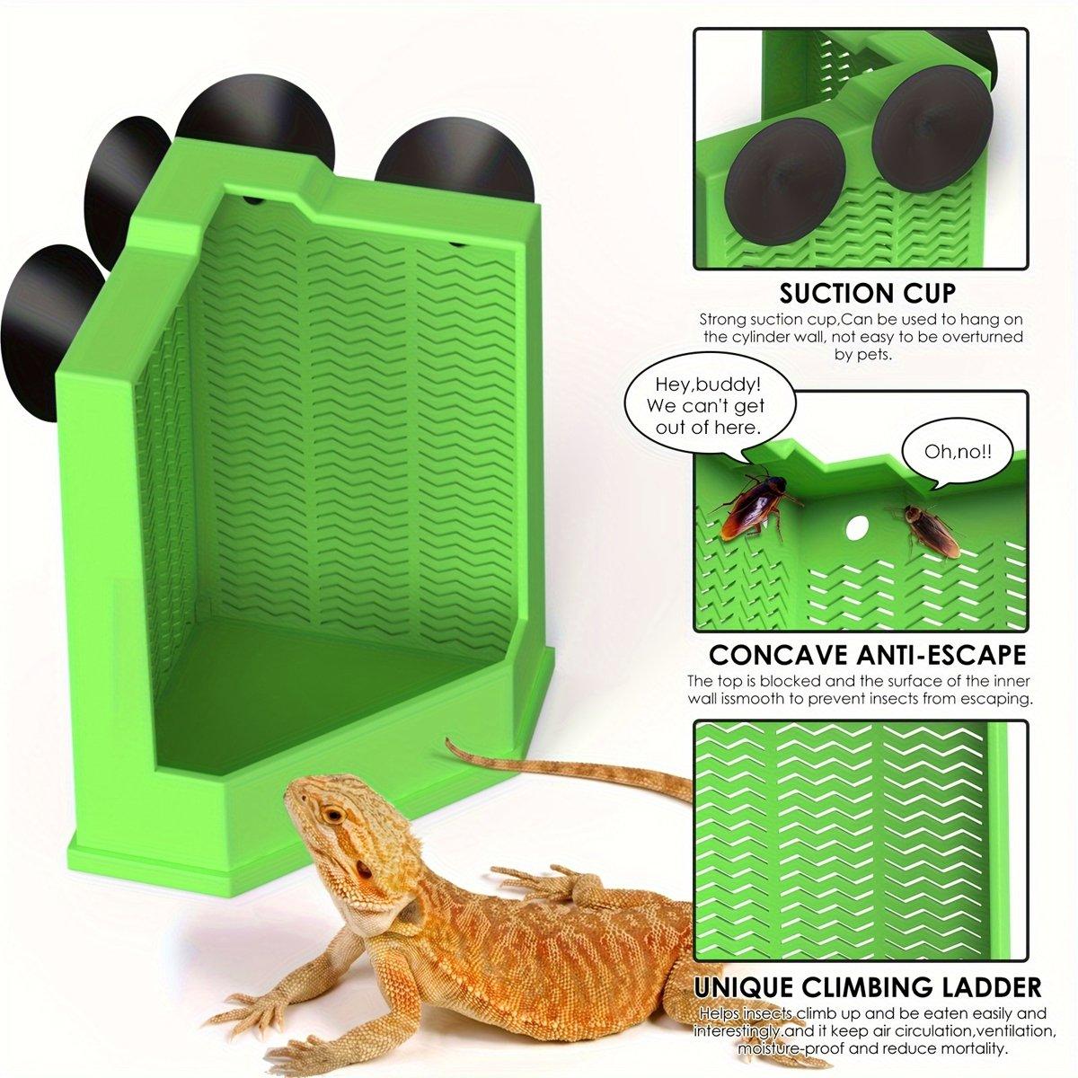 Reptile Hunting Dish Predator Trap Hanging and Placing Field Tool for Outdoors - L