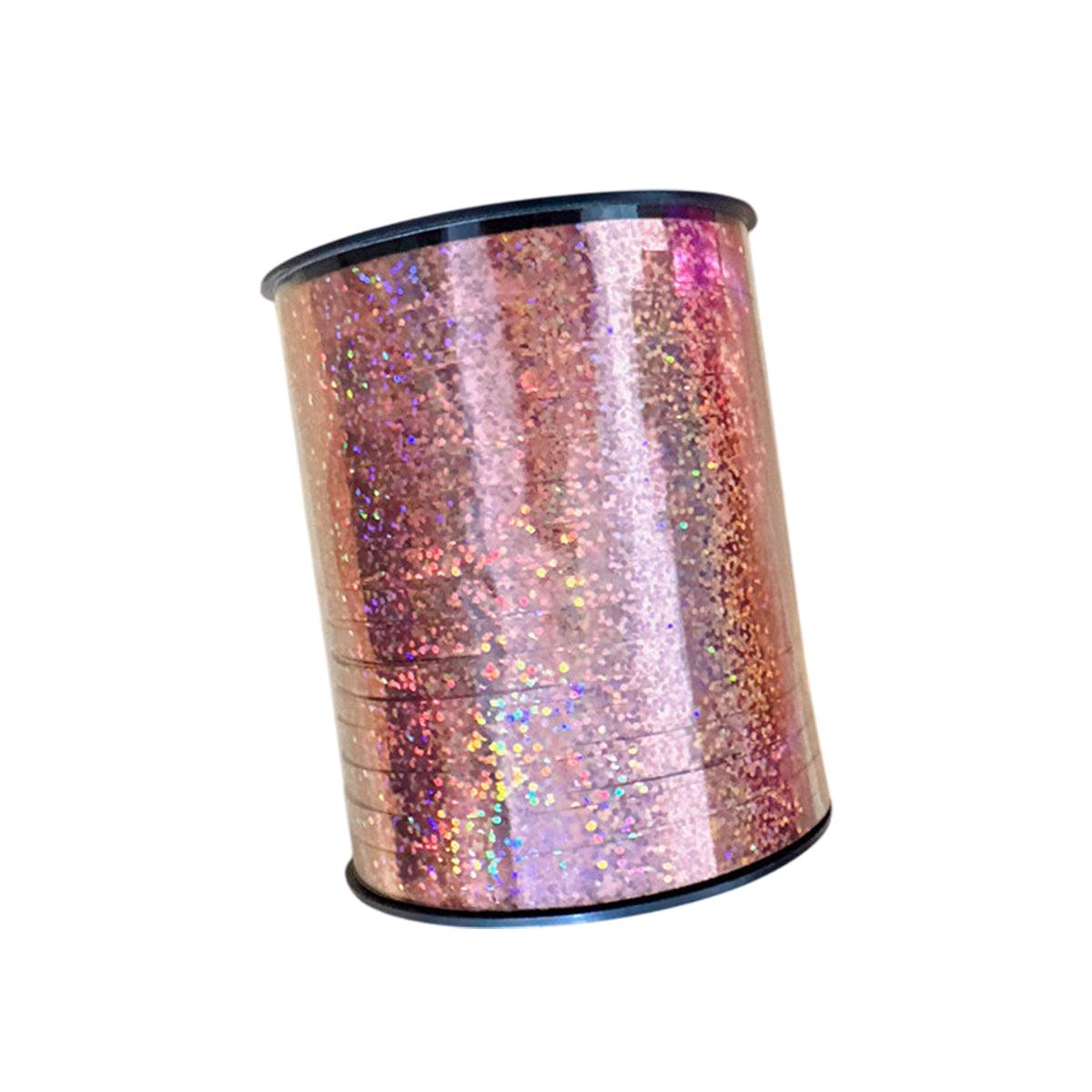 5mm Balloon Ribbon Curling Party String Gift Wrap Decoration Birthday Wedding - Laser-Rose Gold