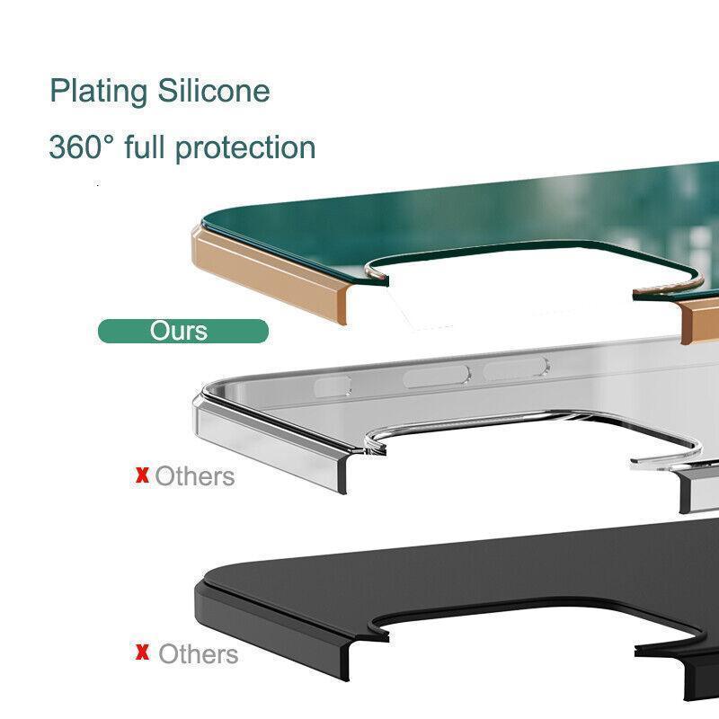 Light Purple Luxury Shockproof Silicone Ring Case Stand Cover for iPhone 14 13 12 Pro Max - iPhone 13