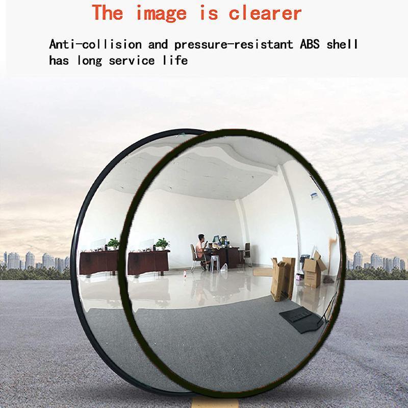 30cm Round Convex Mirror Blind Spot Traffic Driveway Shop Junction Use