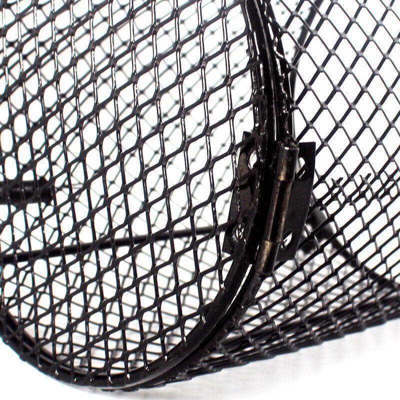 Round Reptile Heat Lamp Light Bulb Mesh Cage Protector Enclosure 11.5X15.5Cm Au