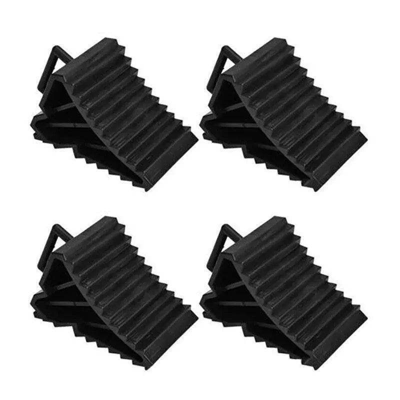 4Pcs Heavy Wheel Chock Tough Chocks Stops Car Trailer Boat Caravan Au Stock