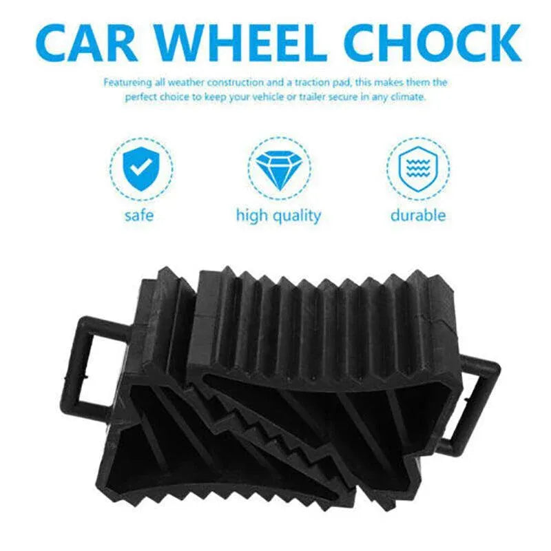 4Pcs Heavy Wheel Chock Tough Chocks Stops Car Trailer Boat Caravan Au Stock