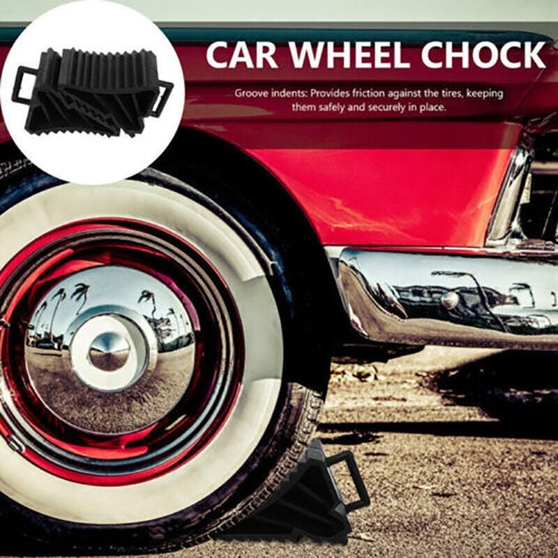4Pcs Heavy Wheel Chock Tough Chocks Stops Car Trailer Boat Caravan Au Stock