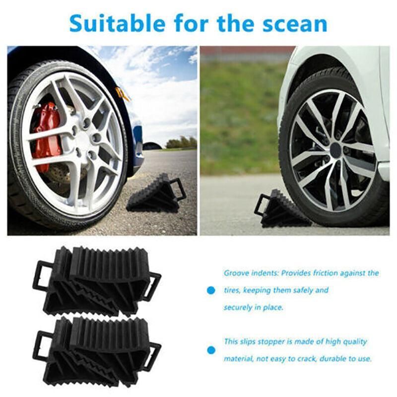 4Pcs Heavy Wheel Chock Tough Chocks Stops Car Trailer Boat Caravan Au Stock