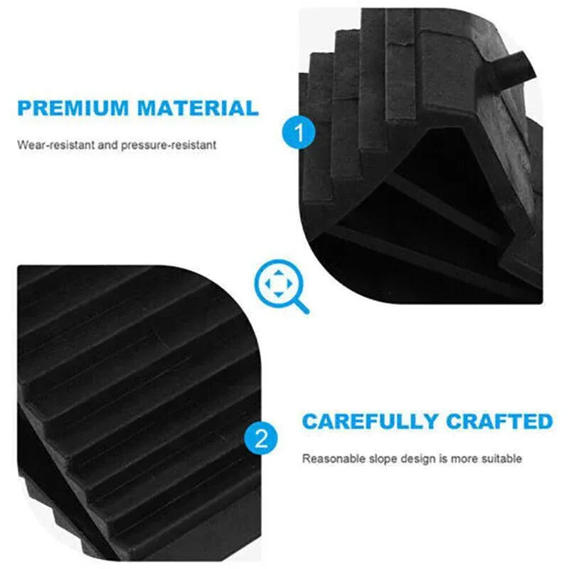 4Pcs Heavy Wheel Chock Tough Chocks Stops Car Trailer Boat Caravan Au Stock