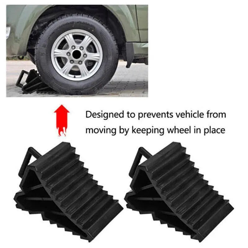 4Pcs Heavy Wheel Chock Tough Chocks Stops Car Trailer Boat Caravan Au Stock