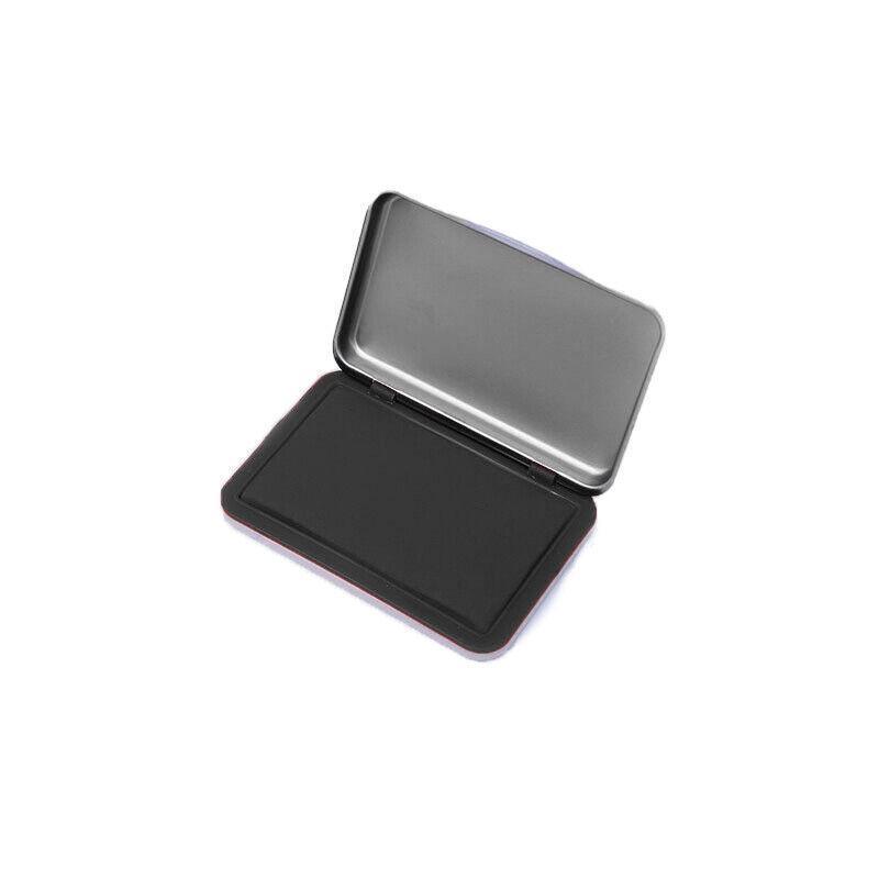 Ink Pad for Rubber Stamps and Fingerprint Crafts Non Toxic Ink for Office and DIY Use - Blue