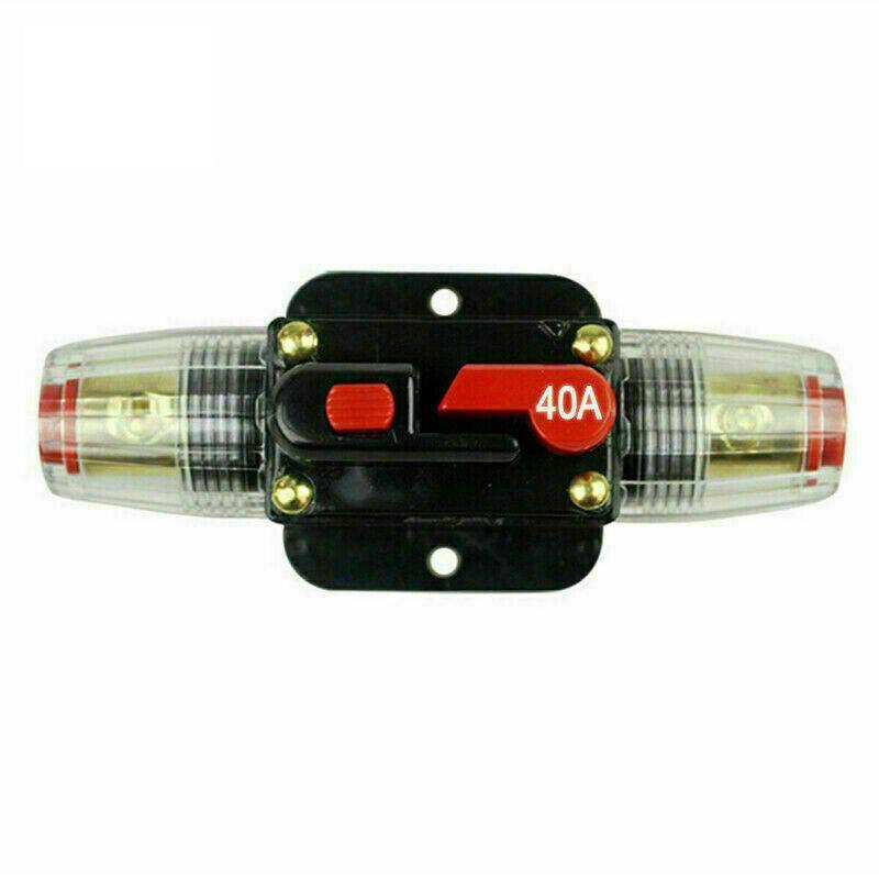 20-150Amp Circuit Breaker Dual Battery Ip67 Waterproof Fuse Manual Reset 12V 24V - 40AMP
