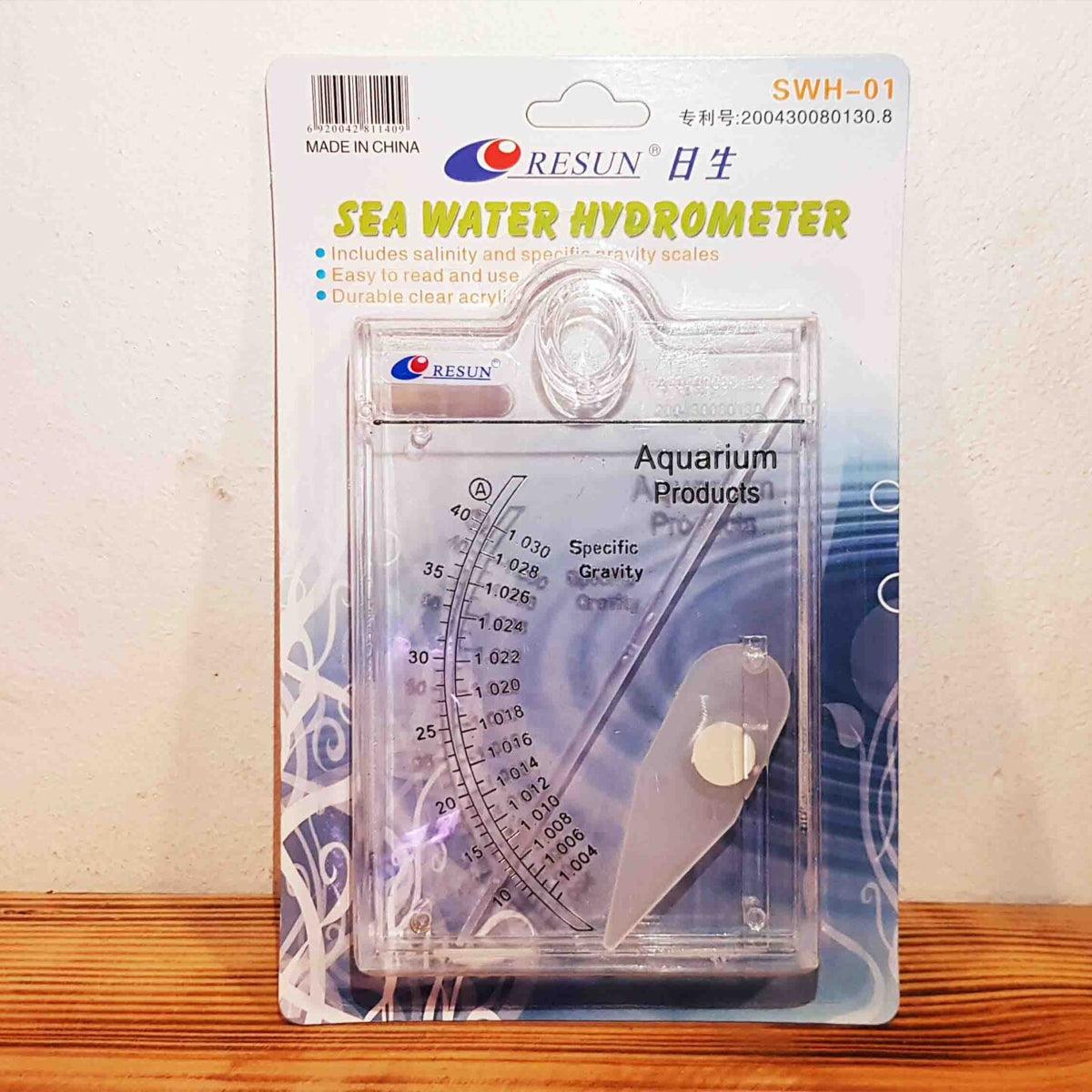 Seafood Fish Tank Seawater Hydrometer Salinometer Salinity Tester for Aquarium