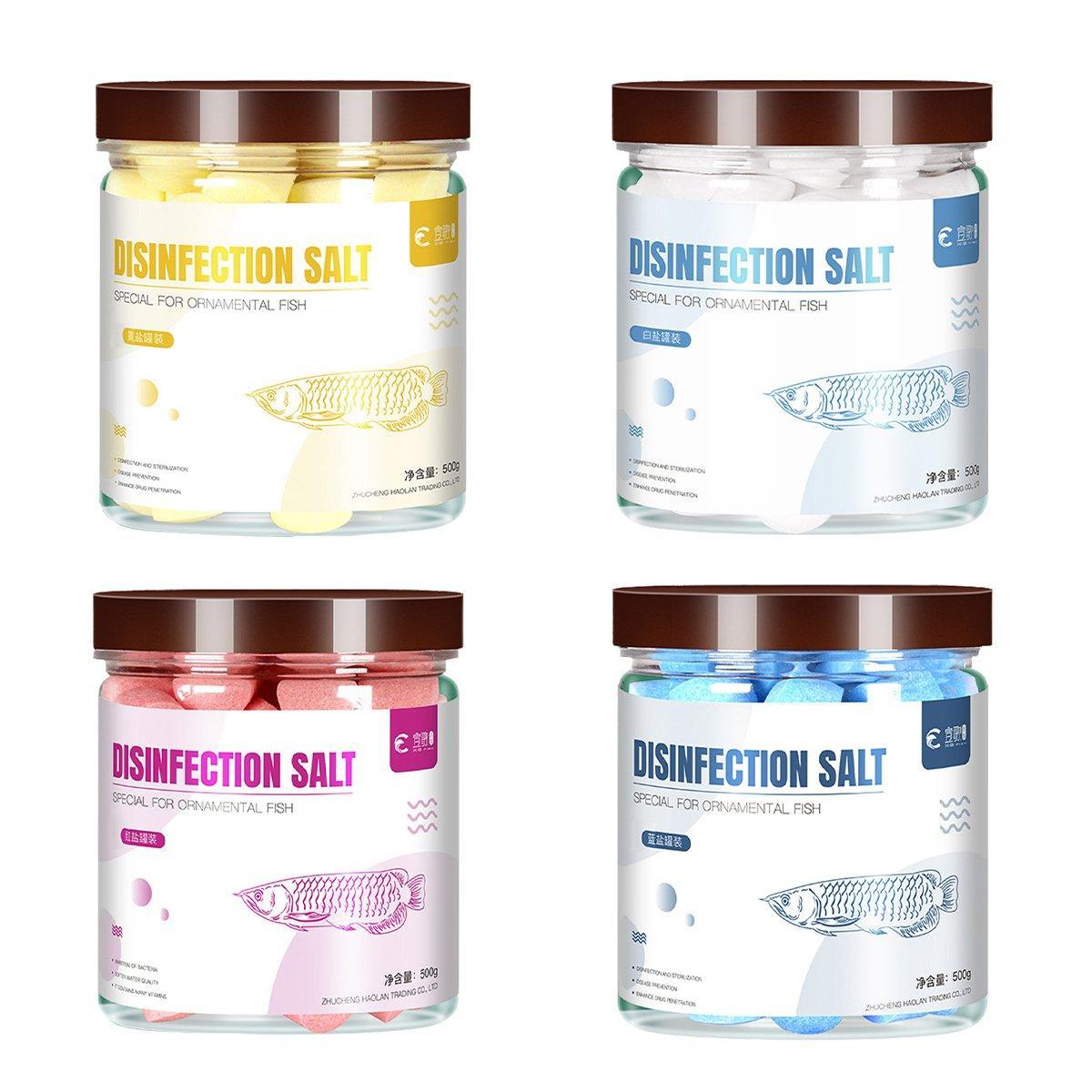 Aquarium Sea Salt Water Treatment Universal Powder For Fish Tank Purification - White