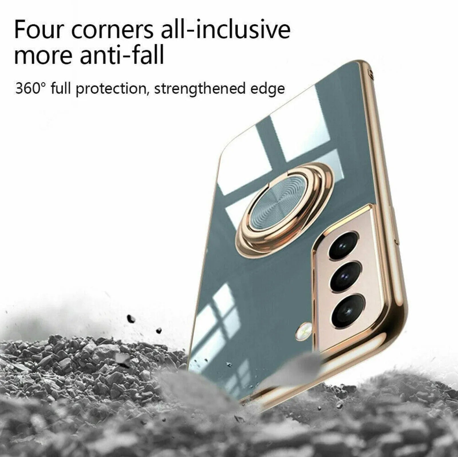 Magnetic Shockproof Ring Holder Case Cover For Samsung S22 Ultra S22Plus Note 20