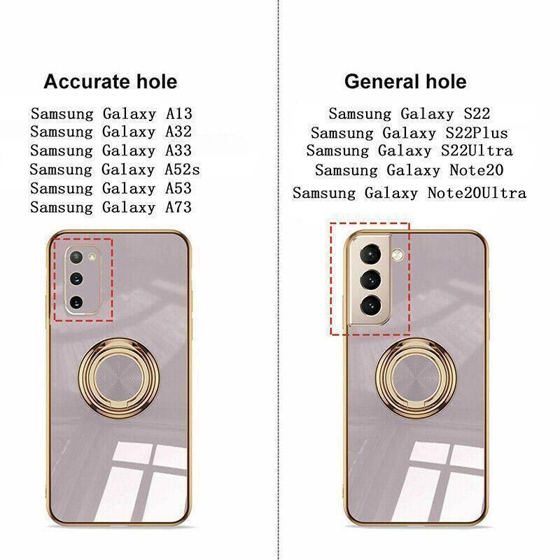 Magnetic Shockproof Ring Holder Case Cover For Samsung S22 Ultra S22Plus Note 20
