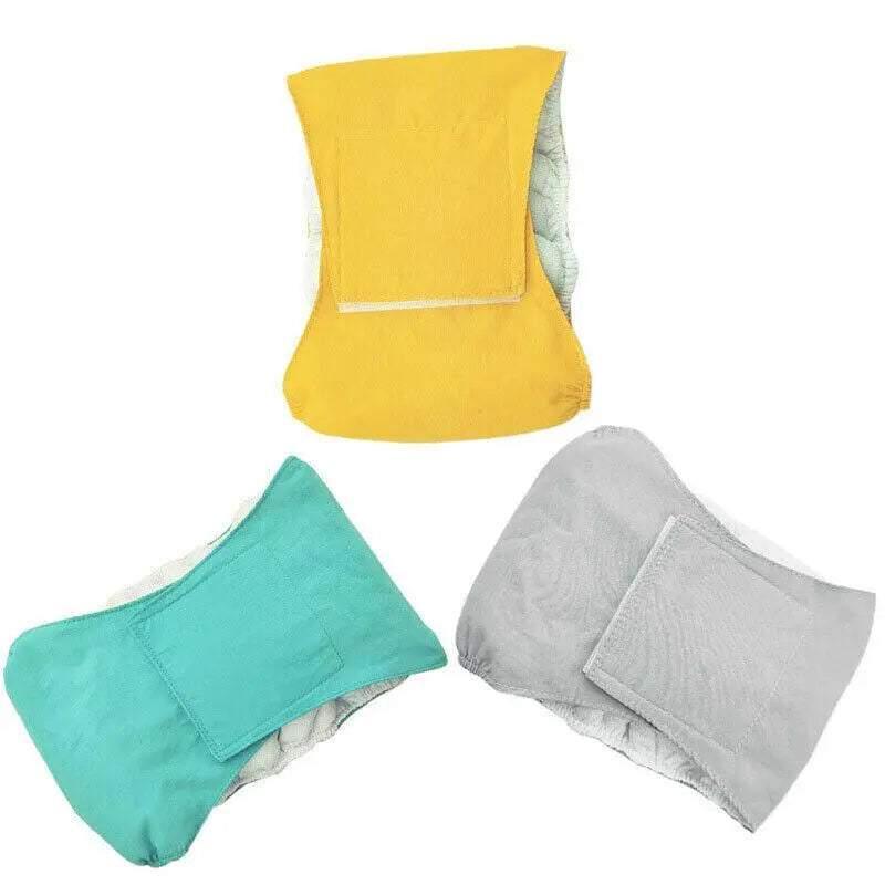 XS Male Dog Puppy Nappy Diaper Belly Wrap Band Sanitary Pants Underpants - Green