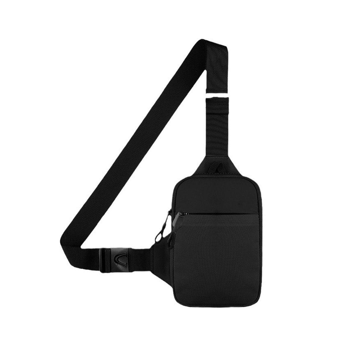 Sports Chest Bag Crossbody Backpack Mini Fashion Satchel for Outdoor Travel - Dark Blue