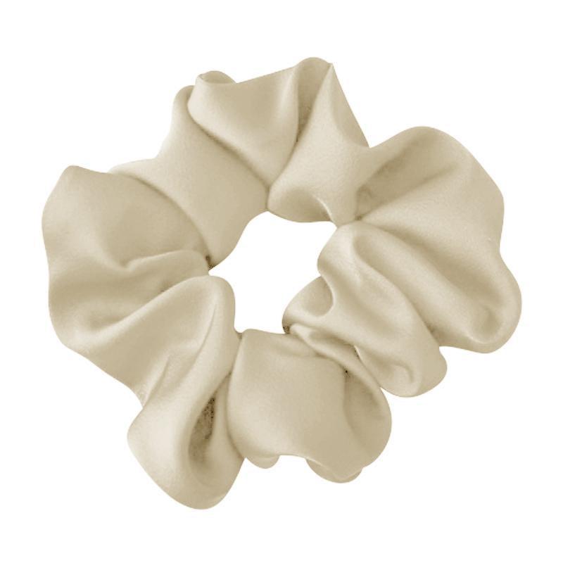 Large Scrunchies Silk Satin Elastic Hair Hair Bands Rope Hair Tie Ponytail Accessory - Champagne