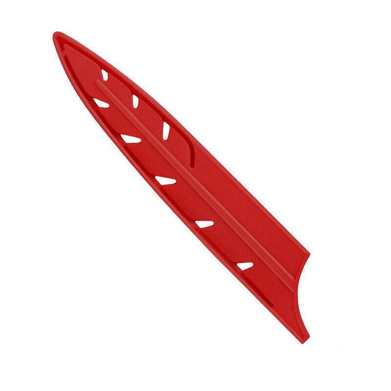 Plastic Knife Sheath Edge Guard Cover Scabbard Slicing Blade Red Protector Chef - Scabbard-7in