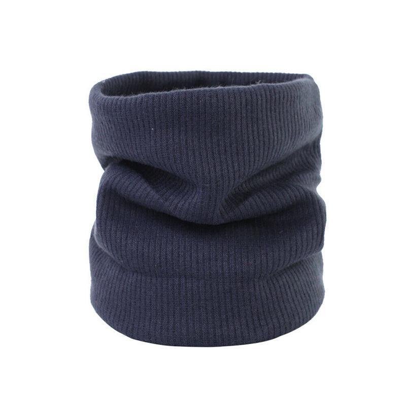 Fleece Neck Warmer Thermal Tube Scarf Winter Snood Hat for Men Women Outdoor - Green