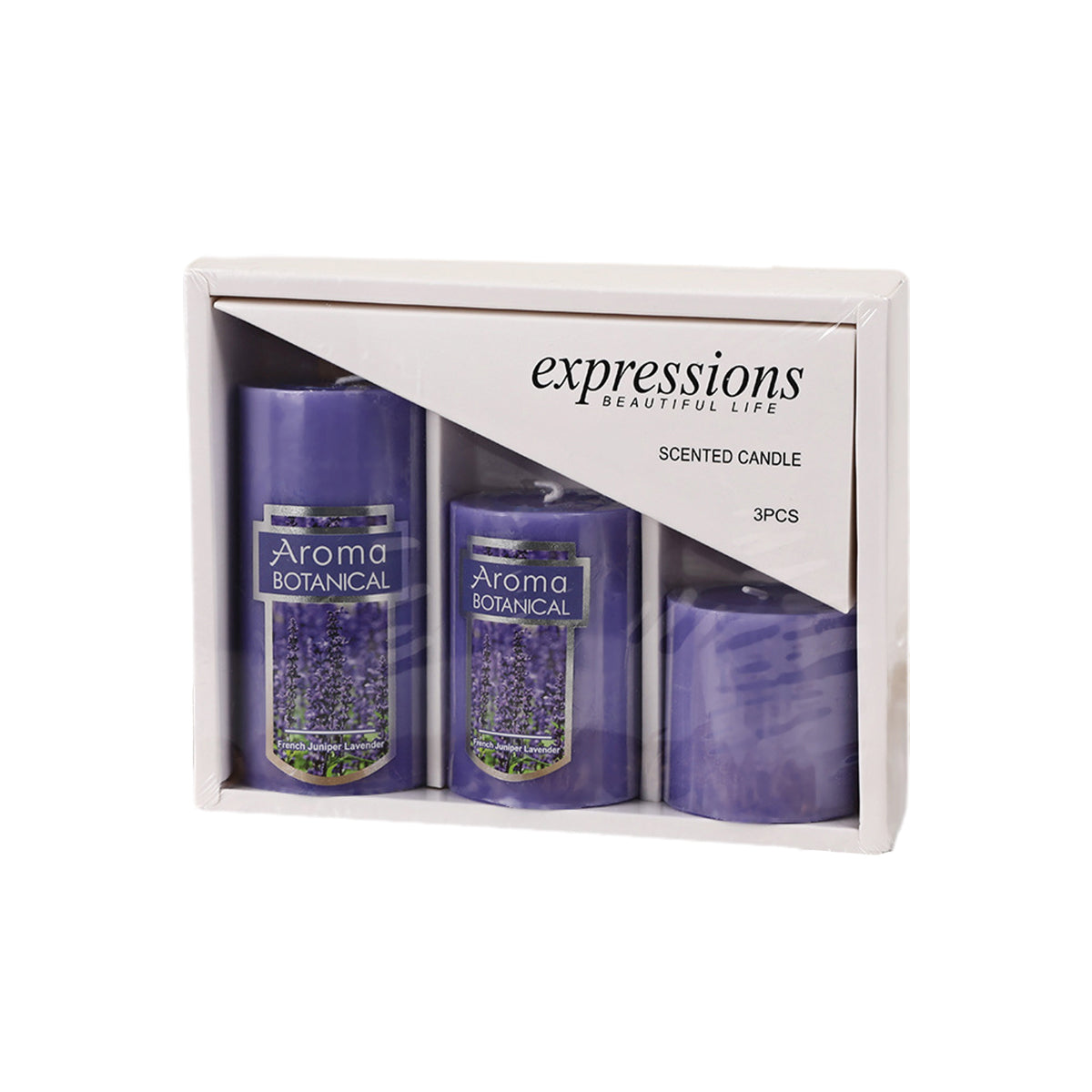 Classic Simple Cylindrical Scented Candles for Home Use Aromatherapy Decoration - Blue