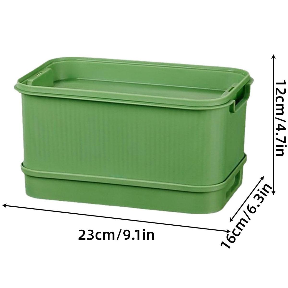 Seedling Tray Sprout Tray Soilless Hydroponic Planting Pot for Indoor Gardening - Green