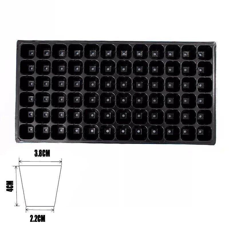 12PCS 72 Cell Seedling Trays Nursery Propagation Inserts for Plant Starter Growing