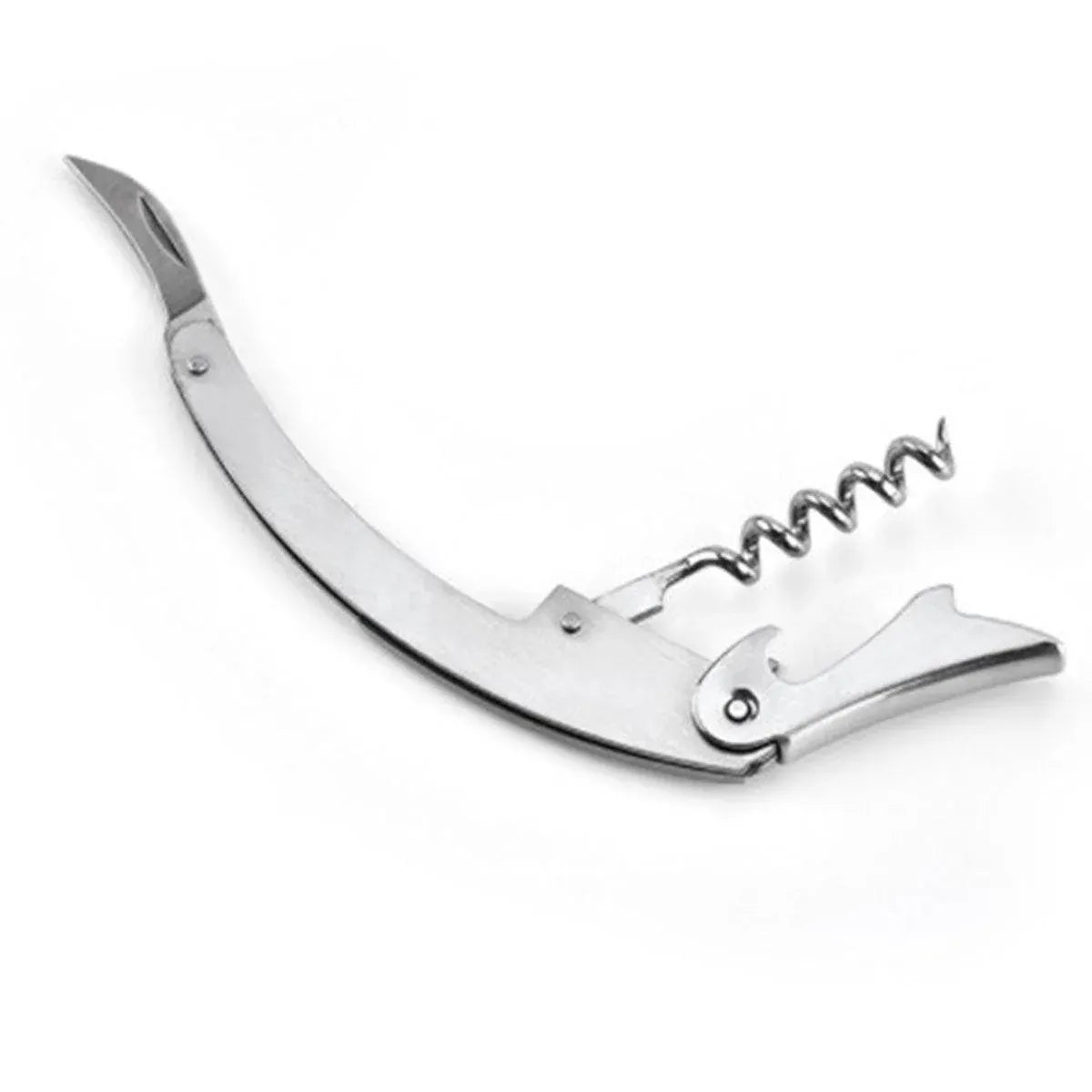 3-Piece Seahorse-Style Bottle Opener and Corkscrew Set