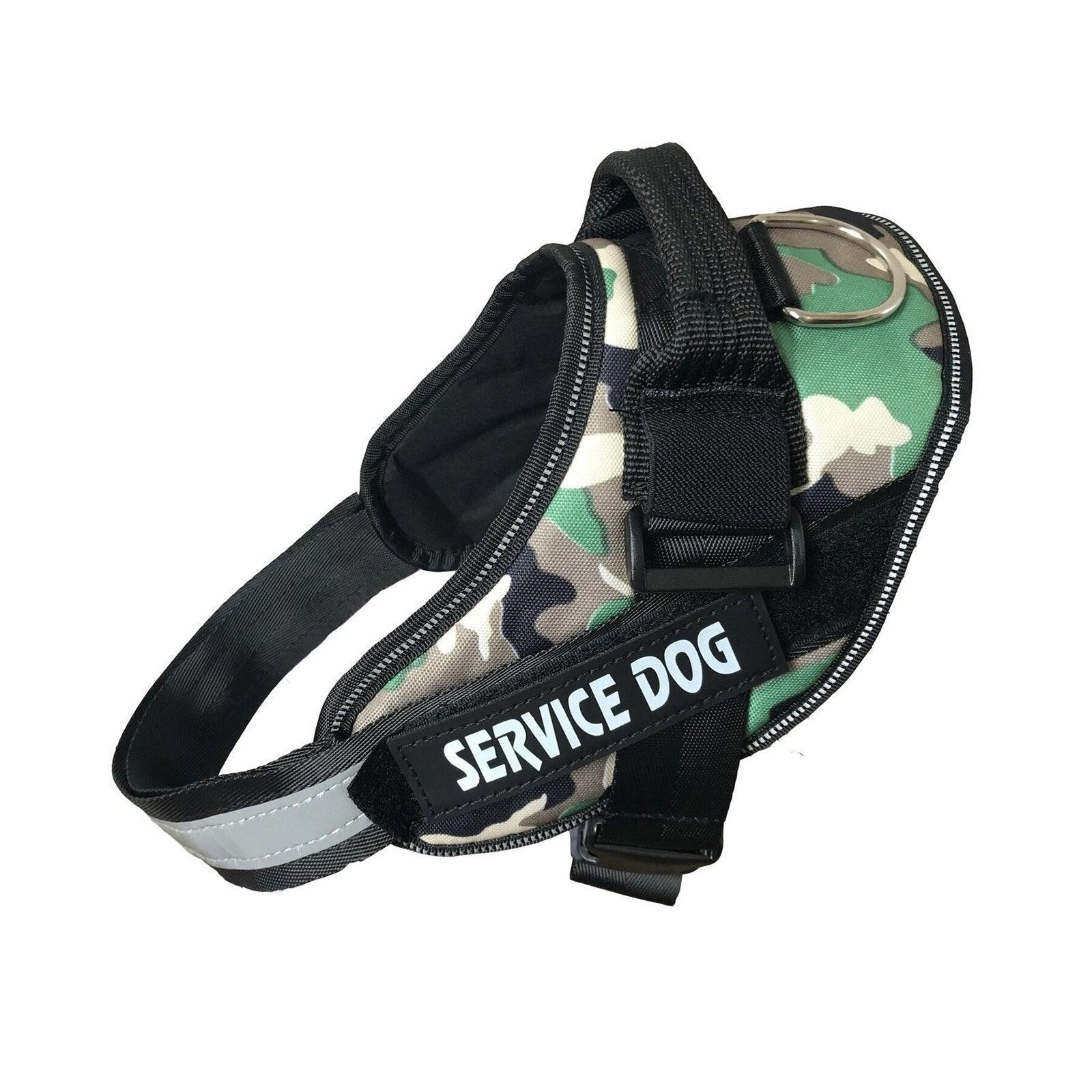 Adjustable Dog Vest Harness for Small Medium Dogs Comfortable No Pull Design - Camouflage-L