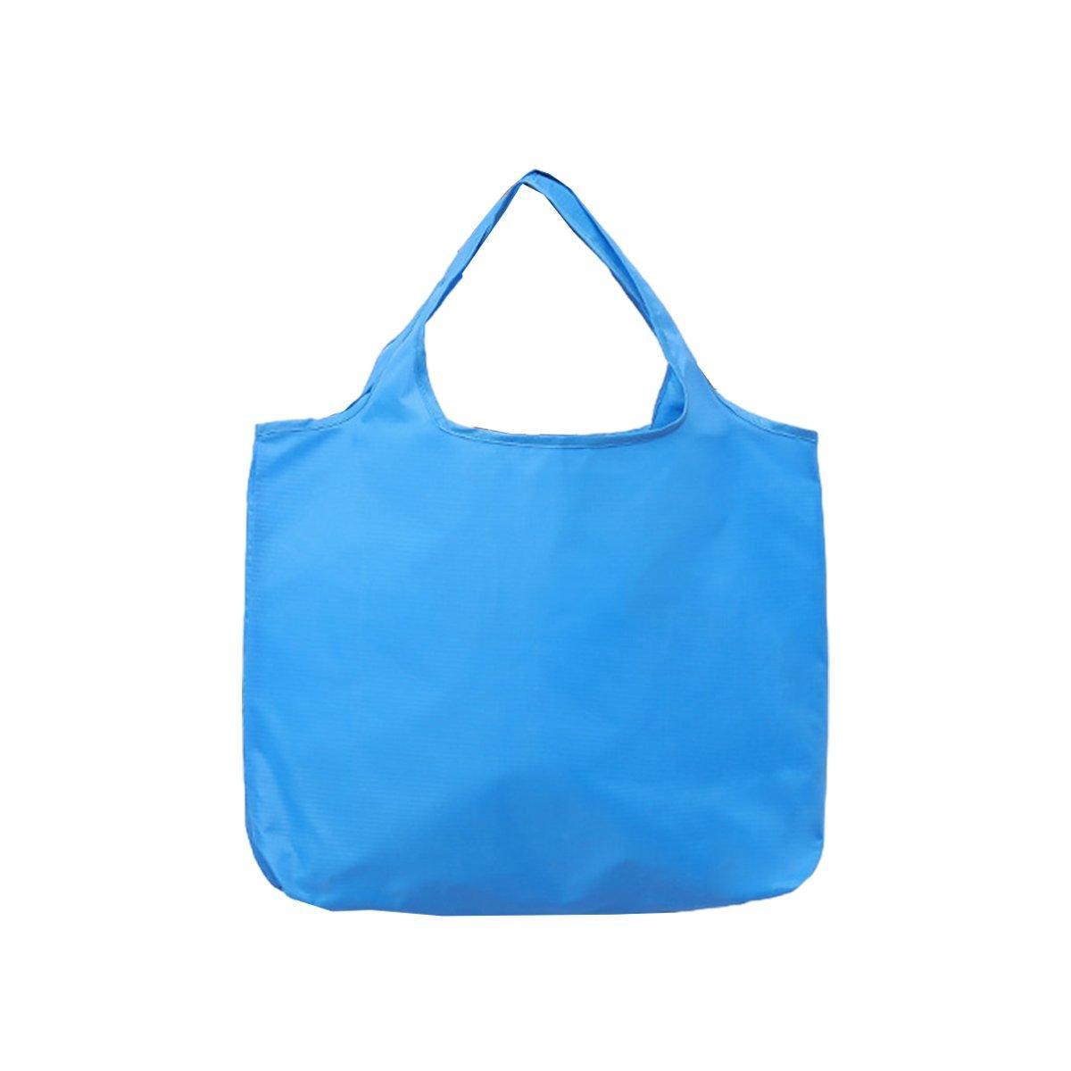 Large Multi Colour Waterproof Shopping Bag Foldable Portable Reusable Bag - Grey