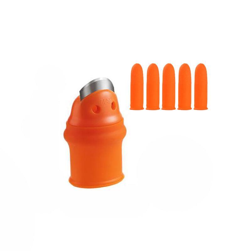 Garden Silicone Thumb Knife Finger Cutter Vegetable Harvesting Tool Picking Aid - S