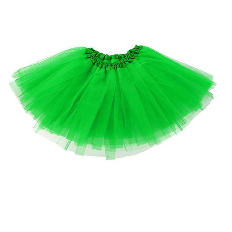 Womens Tulle Tutu Skirt Dressup Party Costume Ballet Dance Wear - Orange