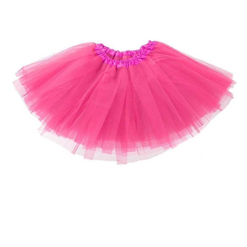 Womens Tulle Tutu Skirt Dressup Party Costume Ballet Dance Wear - Pink