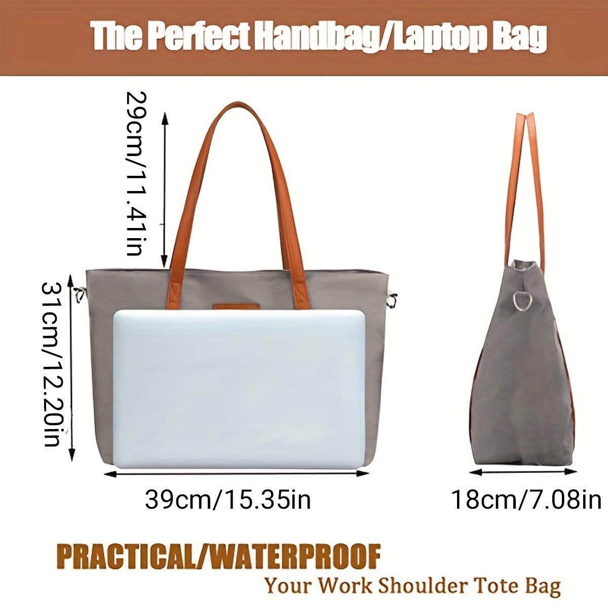 Fashion Nylon Shoulder Bag Large Capacity Tote Handbag Travel Purse for Women