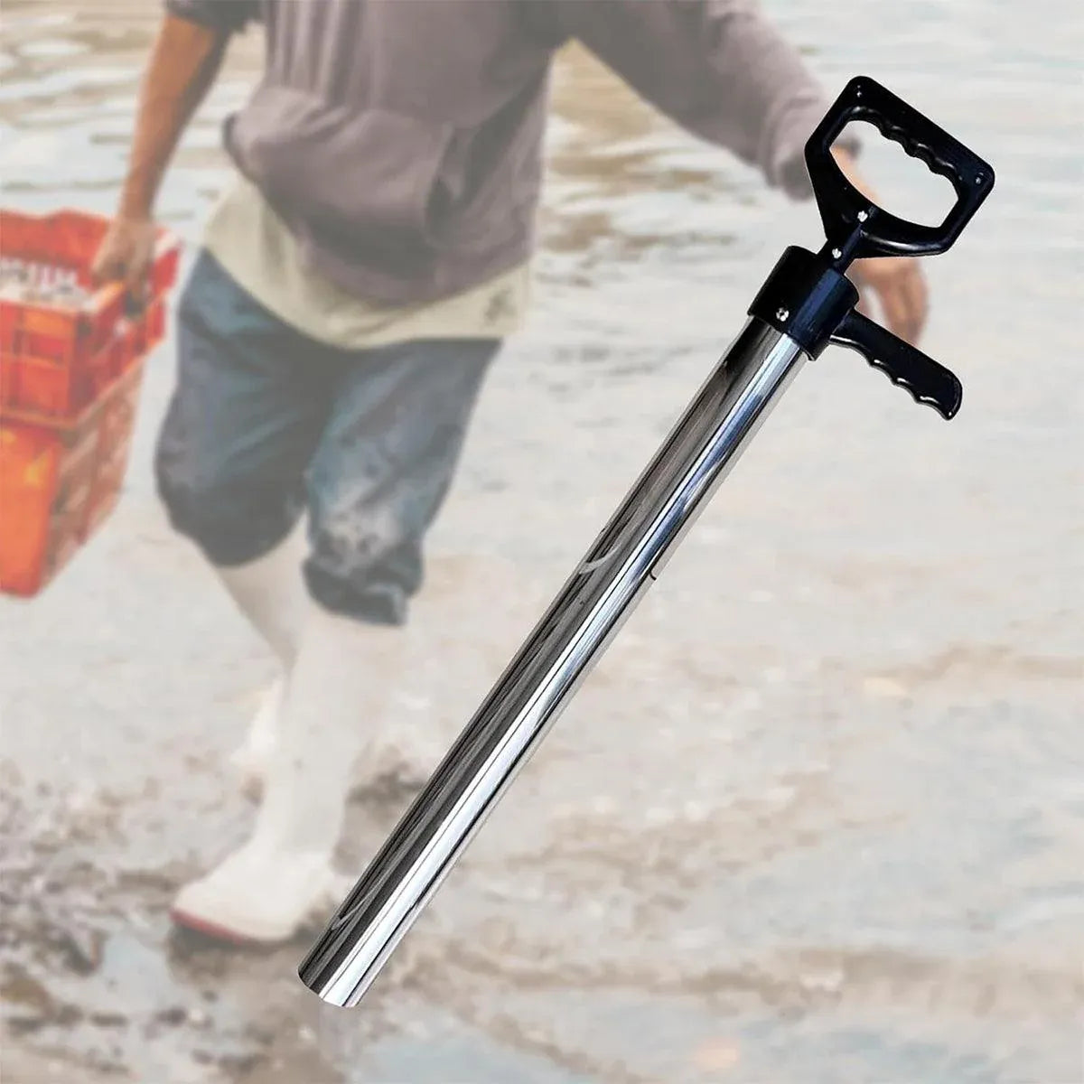1-Piece 73 cm Metal Bait Pump